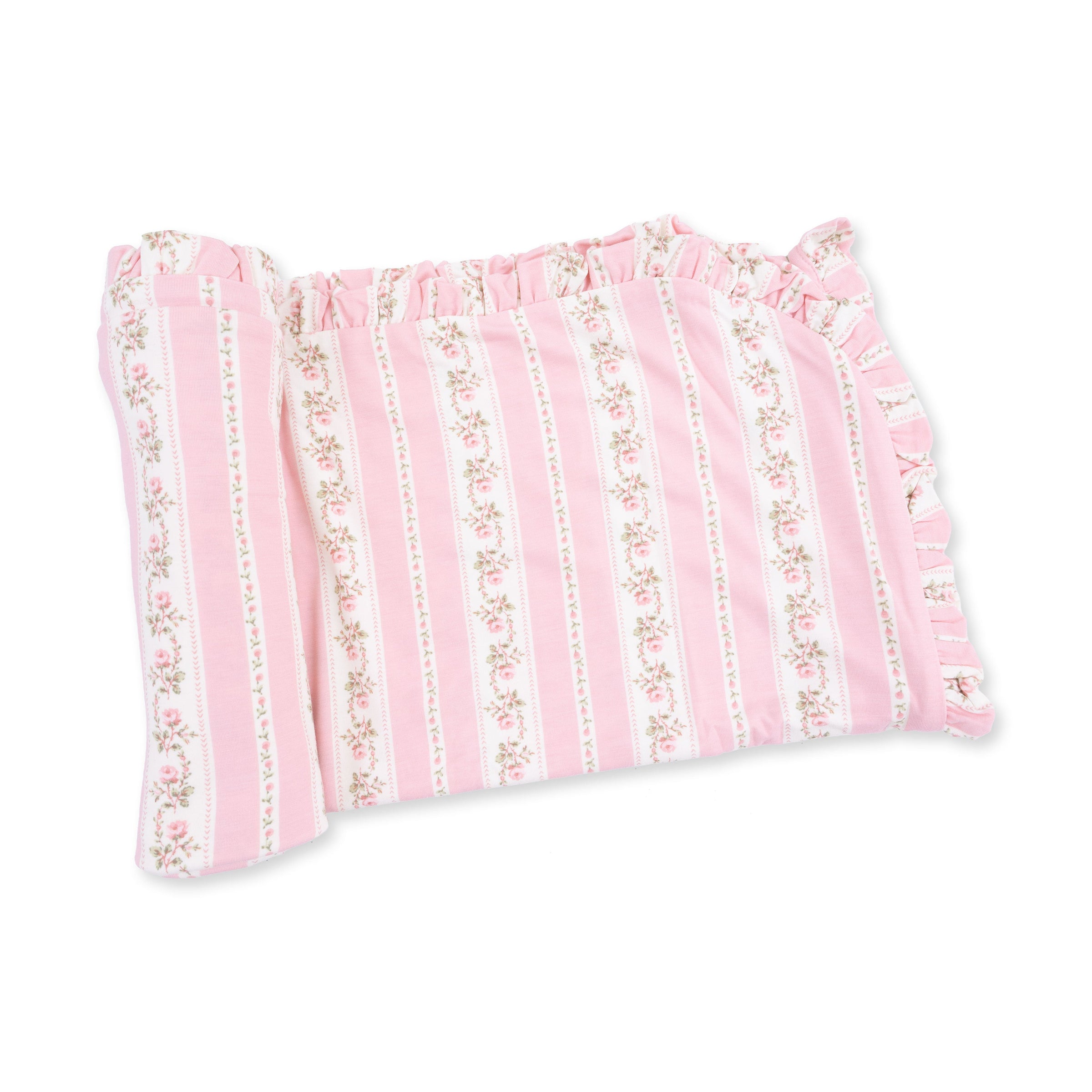 Angel Dear Antoinette Stripe Ruffle Blanket
