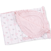 Angel Dear Dainty Buds and Bows Ruffle Blanket