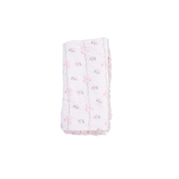 Angel Dear Dainty Buds and Bows Ruffle Blanket