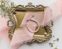 Cherished Moments - Girls Sterling Silver Pearl Baby Beaded Bracelet for Kids
