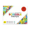 Bright Stripes IHeartArt Jr Recycled Newsprint Scribble Pad