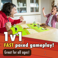 The Good Game Company - Cow Pie Catapults - Launching Action Farm Animals Board Game