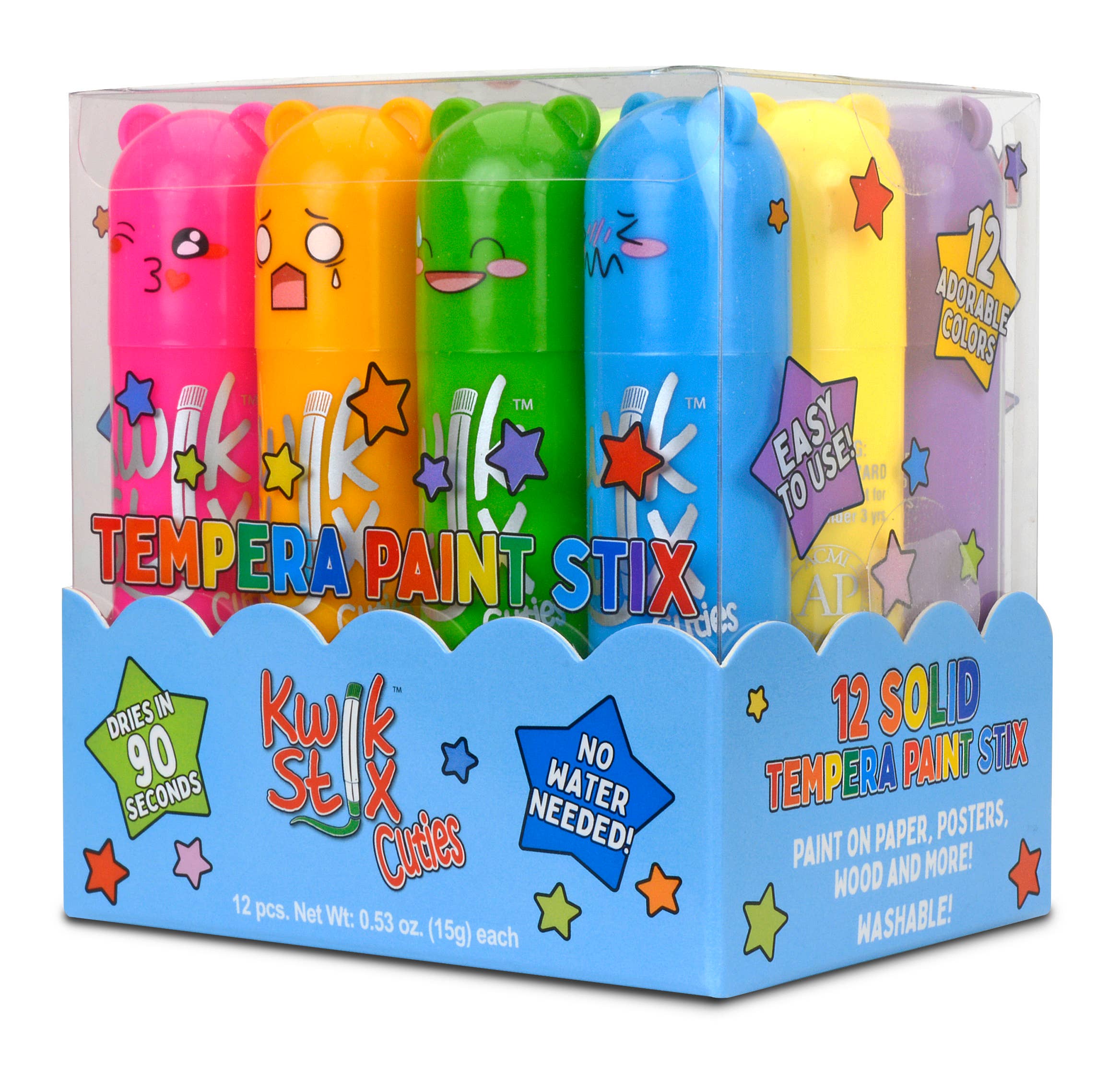 TPG Creations / The Pencil Grip - Kwik Stix Cuties - 12 Colors TPG-684