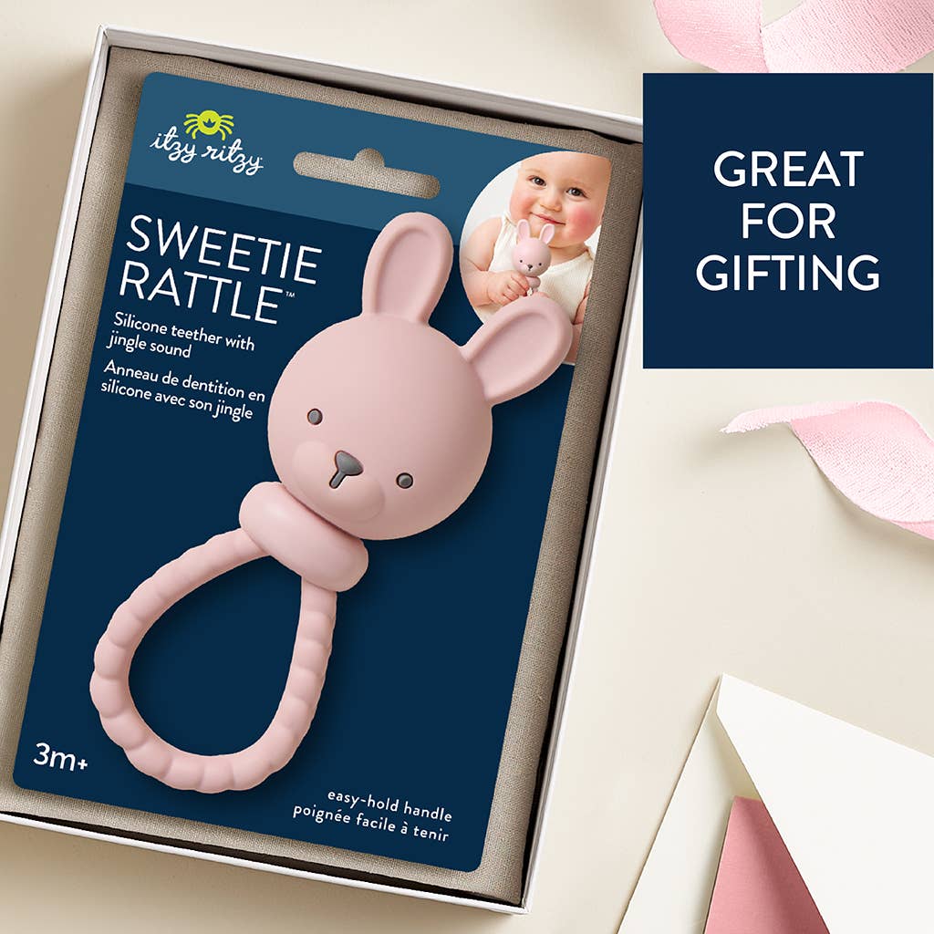 Itzy Ritzy -  Pink Bunny Sweetie Rattle™