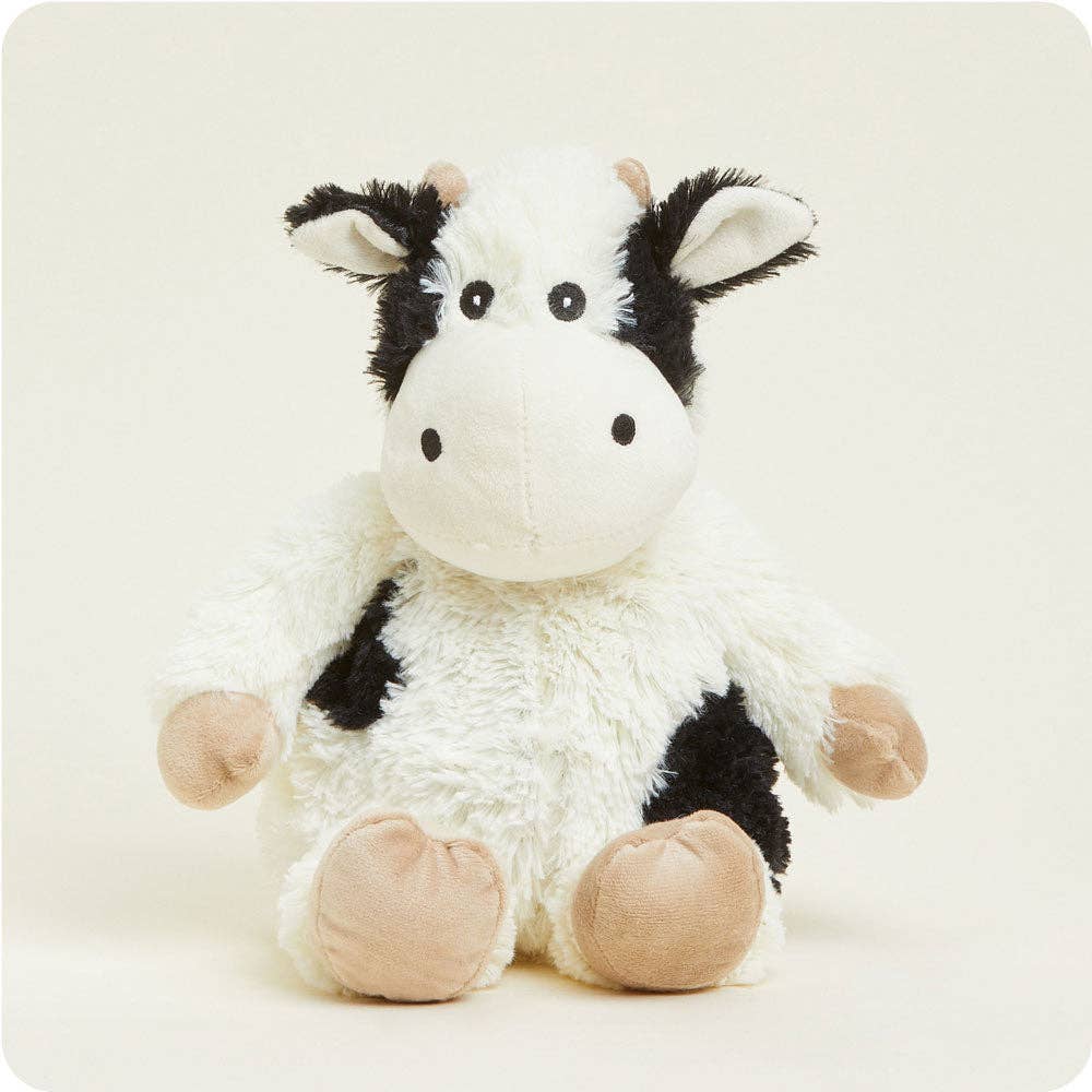 Warmies: America’s Favorite Microwave Plush Brand - Black and White Cow Warmies