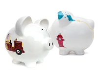 Child To Cherish® - Firetruck Large Piggy Bank