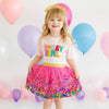 Sweet Wink Raspberry Confetti Tutu - Dress Up Skirt - Kids Tutu