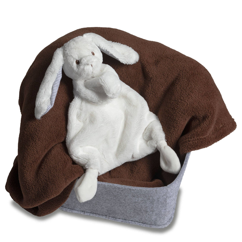 Mary Meyer Silky Bunny Lovey - White
