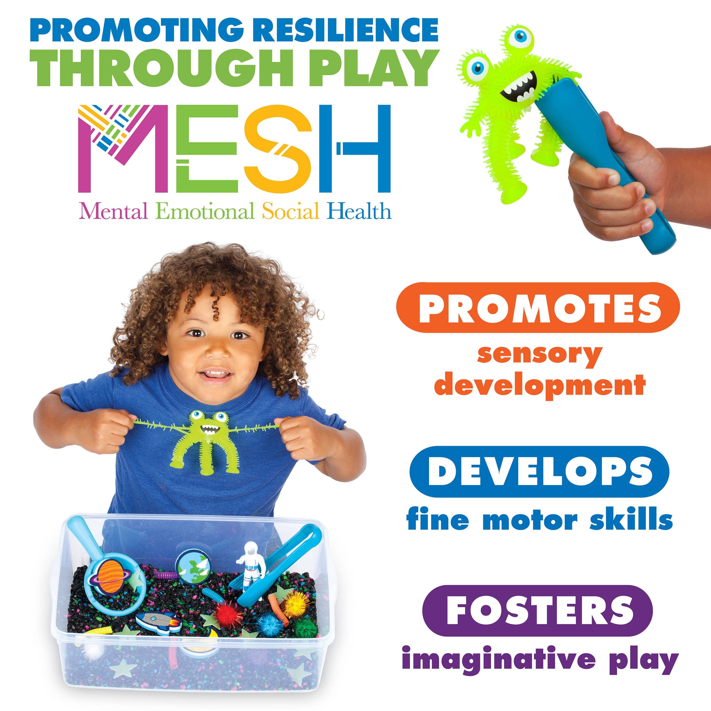 Faber-Castell / Creativity for Kids - Sensory Bin Outer Space Activity Bin for Kids