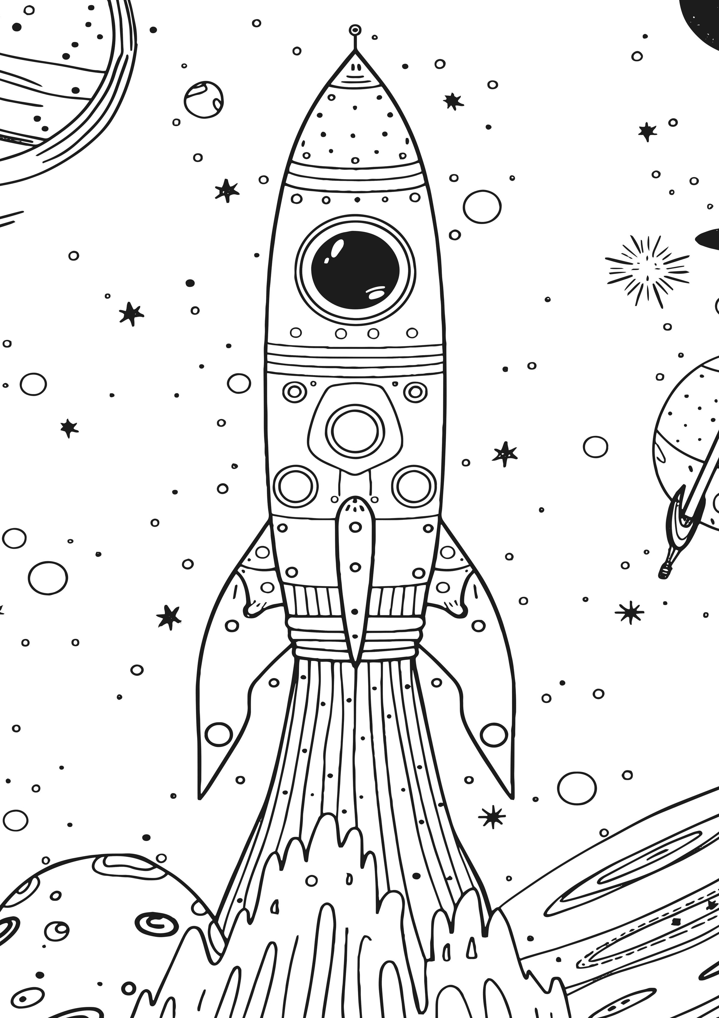 Nova Toys LLC - Space Race - XXL Coloring Book