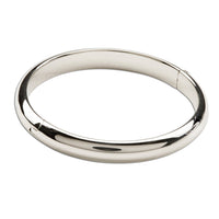 Cherished Moments - Classic Silver Bangle Bracelets for Babies, Kids or Women