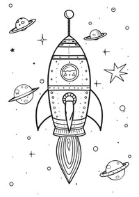 Nova Toys LLC - Space Race - XXL Coloring Book