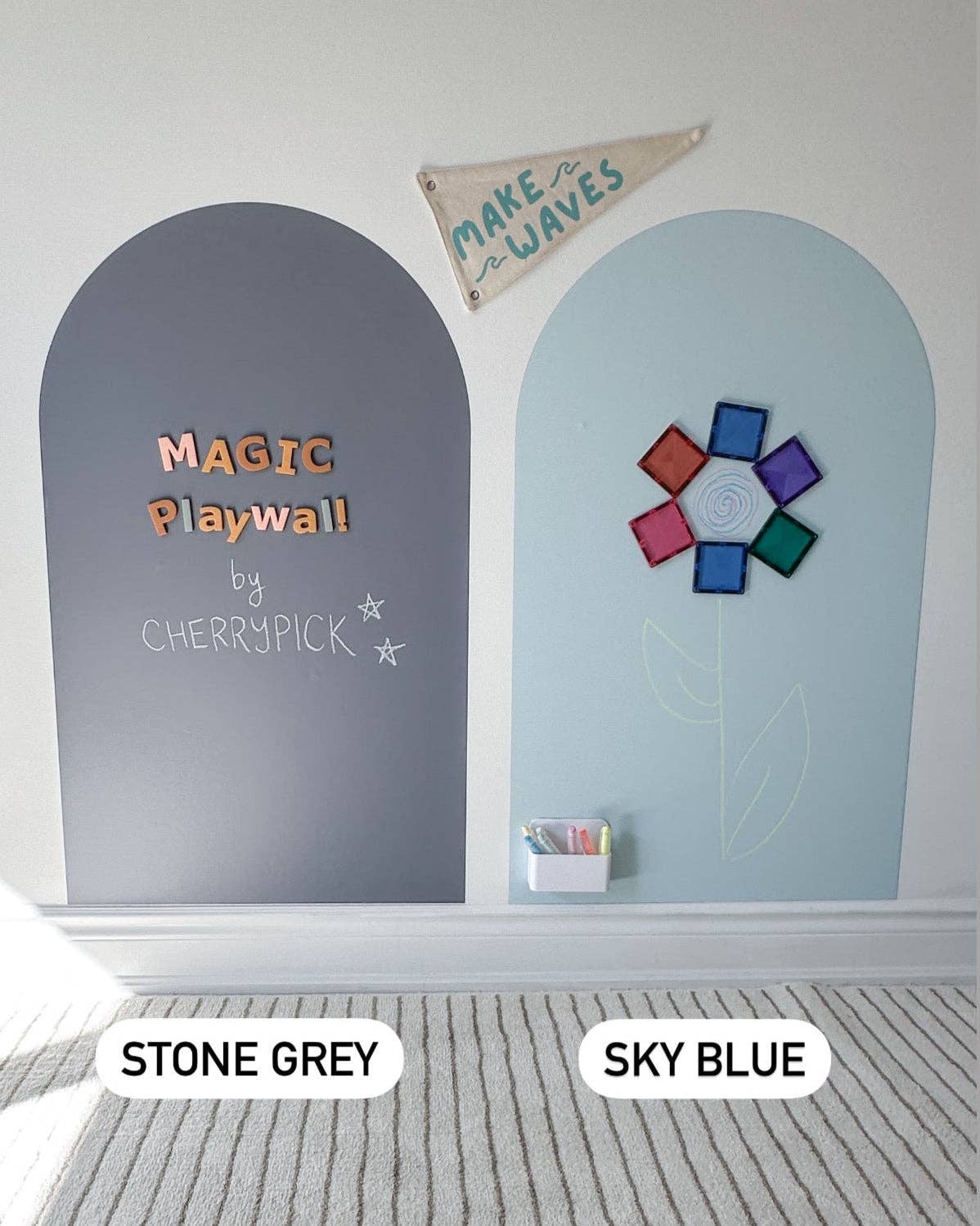Cherrypick - Magic Playwall - ORIGINAL Arch Magnetic Wall Decal for Kids