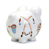 Child To Cherish® - Gone Fishing Large Piggy Bank