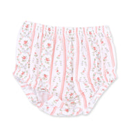 Angel Dear Marnie Rosebud Stripe Long Sleeve Petal Collar Dress & Bloomer
