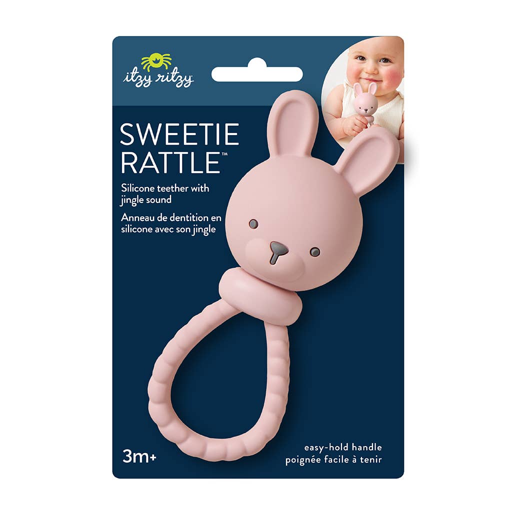Itzy Ritzy -  Pink Bunny Sweetie Rattle™