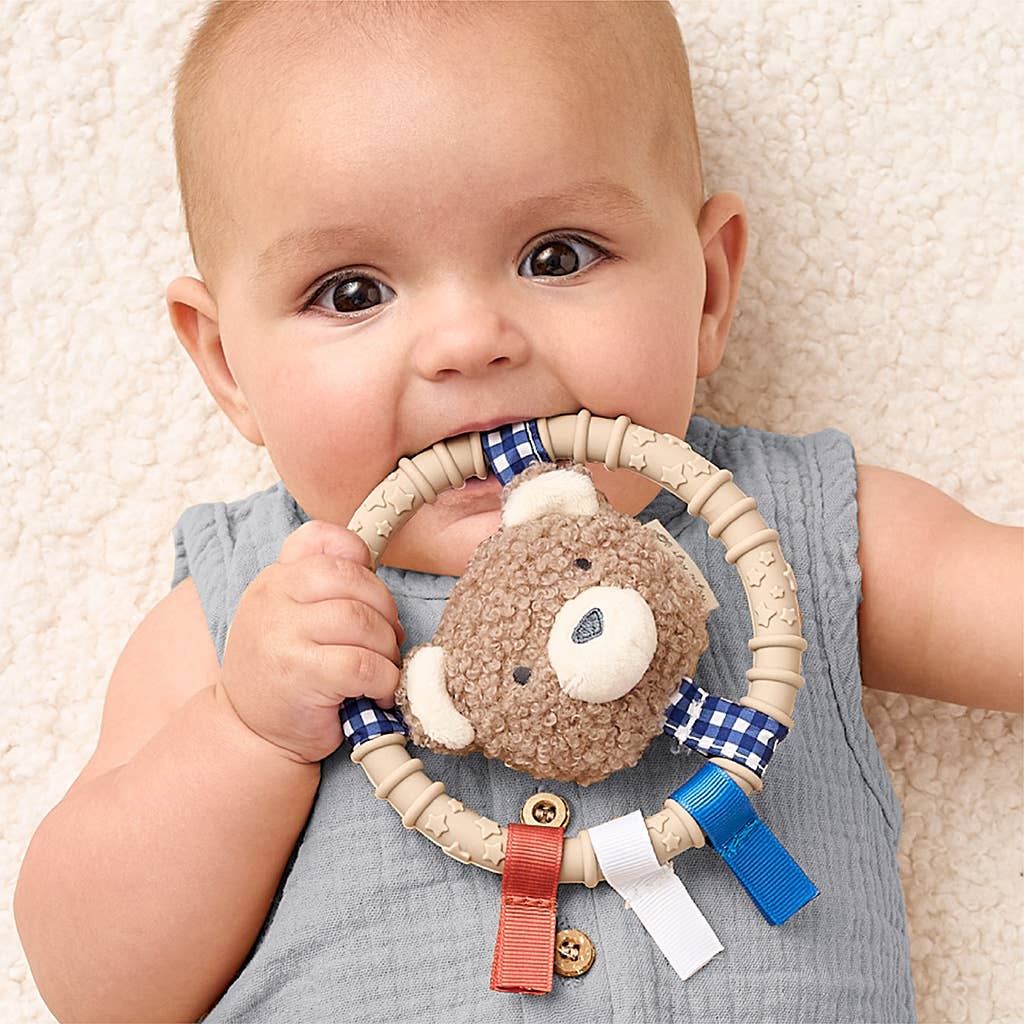 Itzy Ritzy Itzy Ring Pal™ Teething Ring with Plush Character