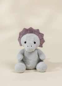 Coco Village Dino Plush Toy | Grey Triceratop