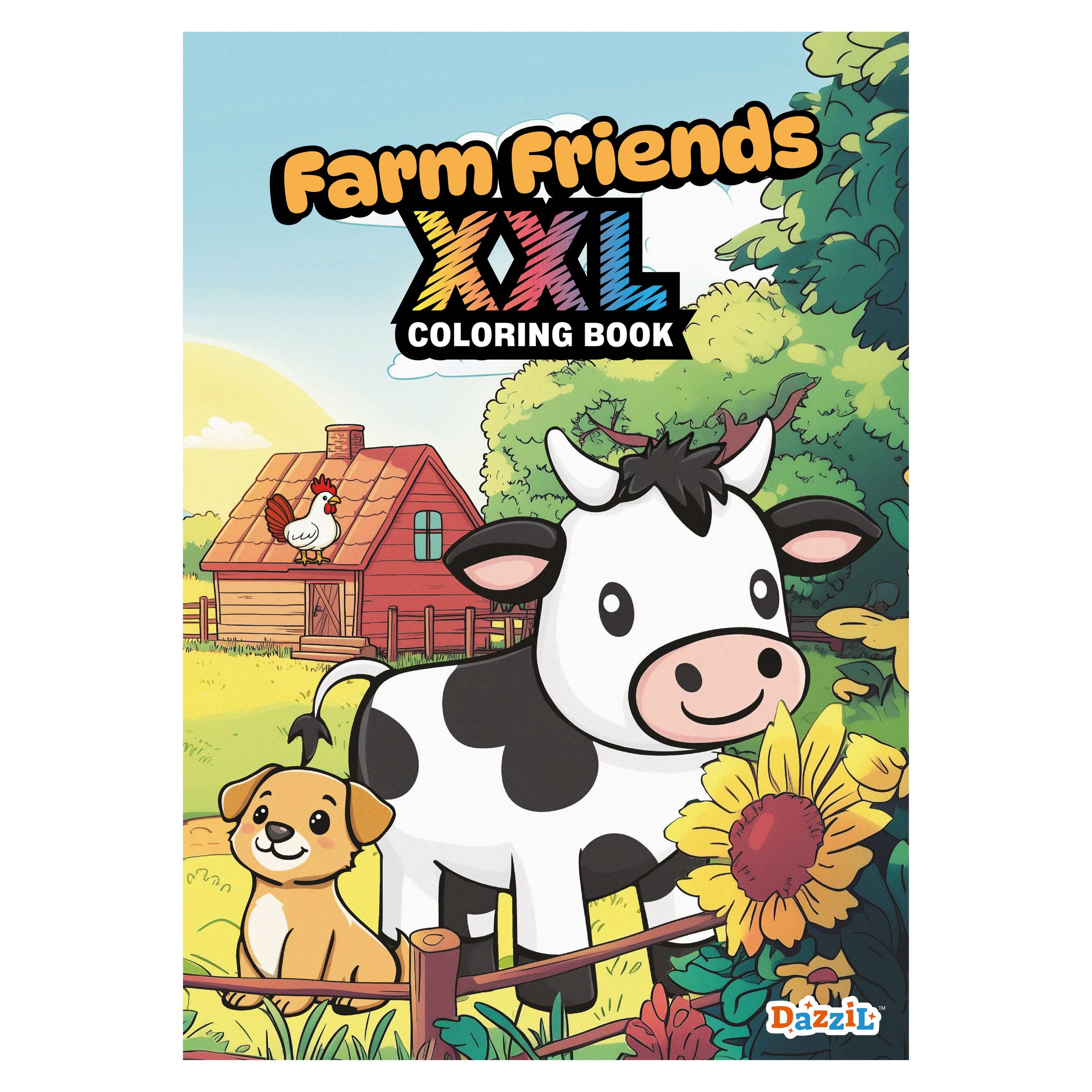 Nova Toys LLC - Farm Friends - XXL Coloring Book
