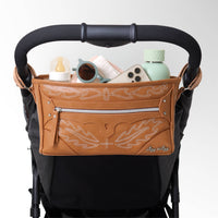 Itzy Ritzy Nash Saddle Adjustable Travel Stroller + Wagon Caddy