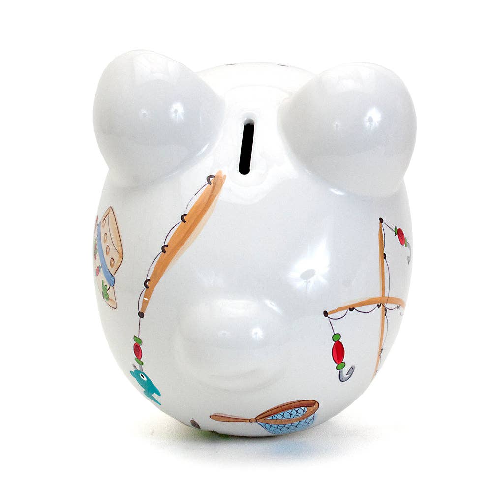 Child To Cherish® - Gone Fishing Large Piggy Bank