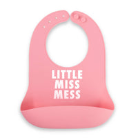 Bella Tunno Little Miss Mess Wonder Bib: Pink