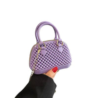 Mavi Bandz - Mini Jelly Bubble Bowler Purse with Crossbody Gold Chain