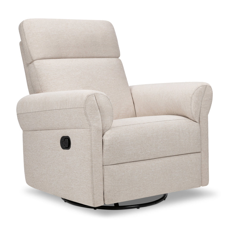 DaVinci Suzy Flex Recliner and Swivel Glider | Adjustable Headrest and Armrests
