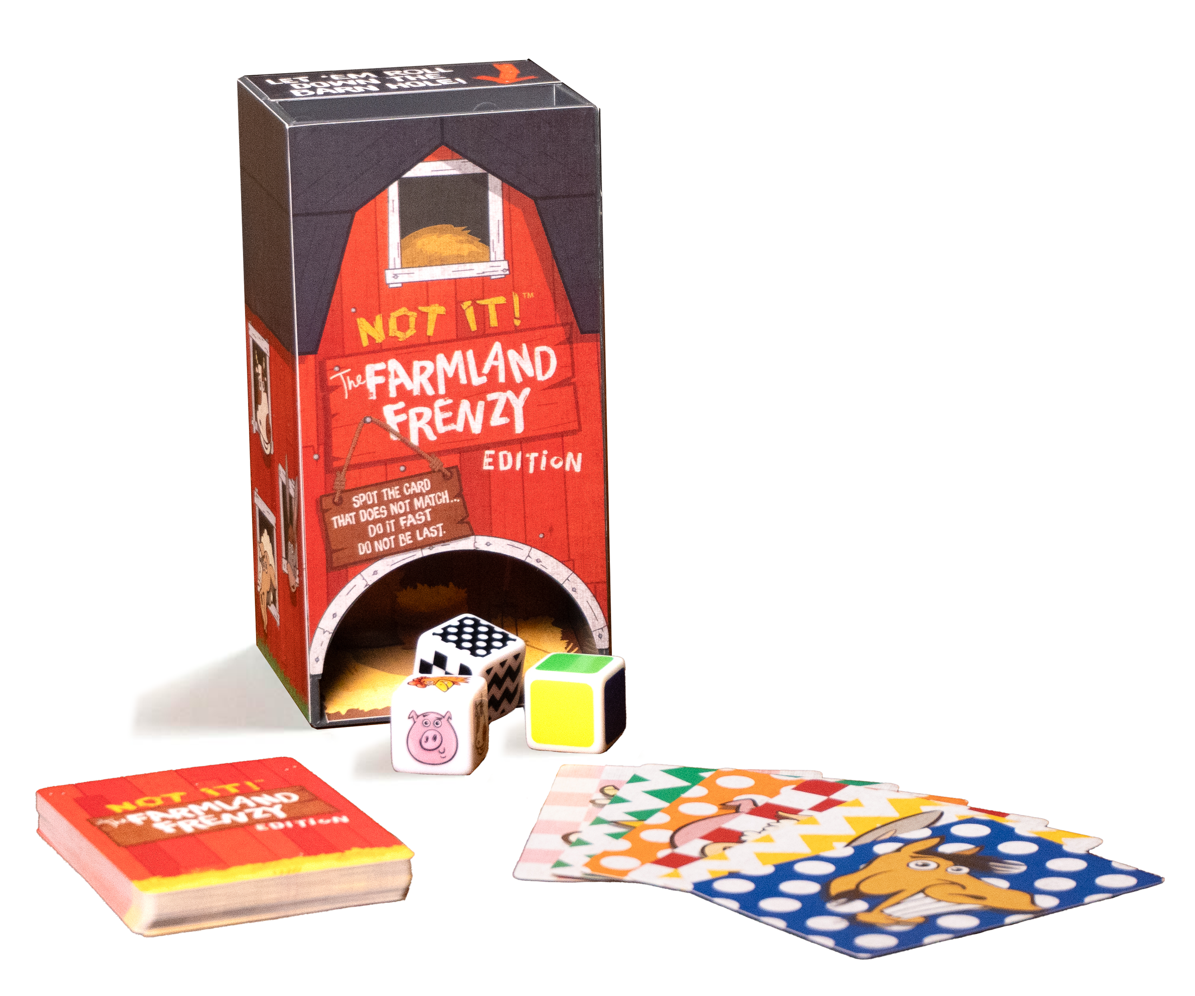 The Good Game Company - Not It! Farmland Frenzy - Pigs, Cows, Horses, & Chickens
