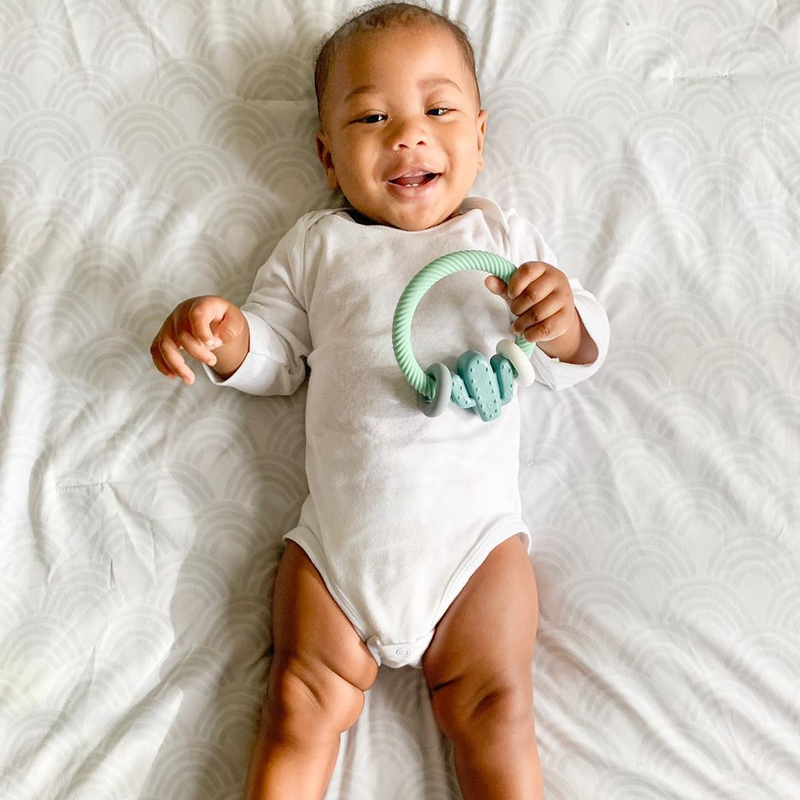 Itzy Ritzy Ritzy Rattle™ Silicone Teether Rattles
