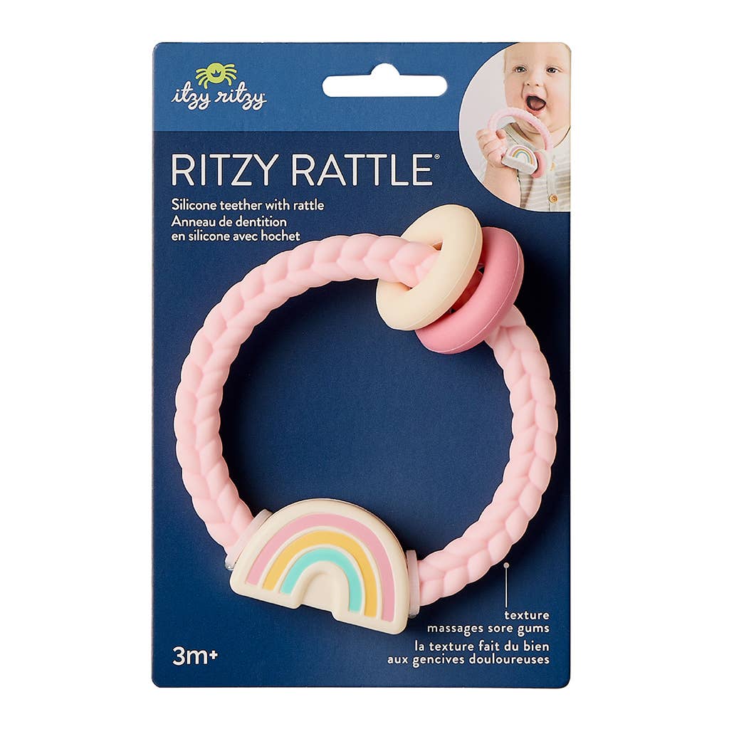 Itzy Ritzy Ritzy Rattle™ Silicone Teether Rattles