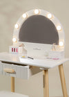 Coco Village Wooden Play Vanity with Lighted Mirror & stool