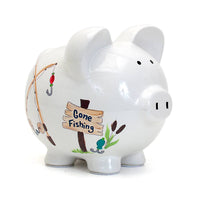Child To Cherish® - Gone Fishing Large Piggy Bank