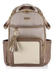 Itzy Ritzy Vanilla Latte Boss Plus Backpack Diaper Bag