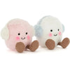 Jellycat Amuseables Toastie Pink and White Marshmallows