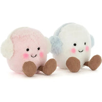 Jellycat Amuseables Toastie Pink and White Marshmallows