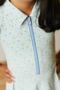 Swoon Active Floral Collar Tennis Dress