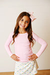 Swoon Active Pink Long Sleeve Top