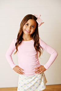 Swoon Active Pink Long Sleeve Top