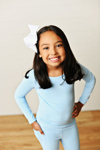 Swoon Active Blue Long Sleeve Top