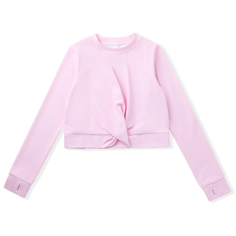 Swoon Active Pink Knot Top