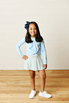 Swoon Active Blue Knot Top
