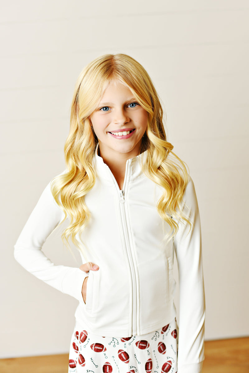 Swoon Active White Jacket