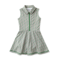 Swoon Kids Olive Ditsy Floral Tennis Dress