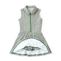 Swoon Kids Olive Ditsy Floral Tennis Dress