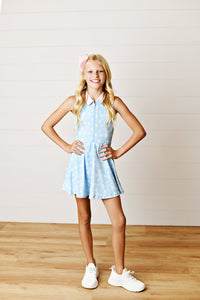 Swoon Kids Blue Fairway Dress