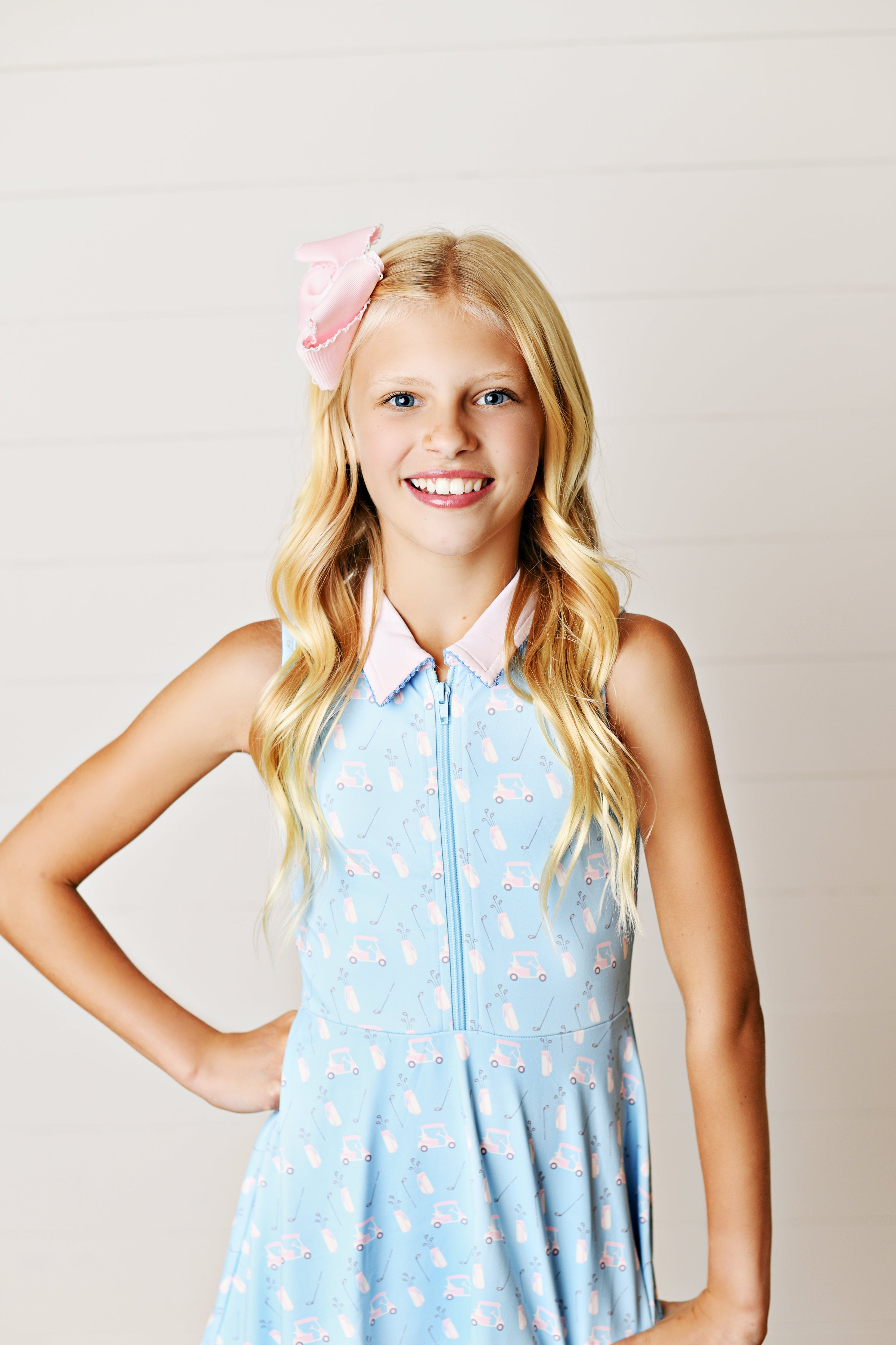 Swoon Kids Blue Fairway Dress