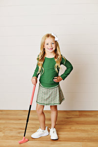 Swoon Kids Olive Ruched Top