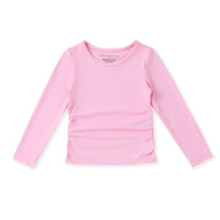 Swoon Kids Bubblegum Pink Ruched Top