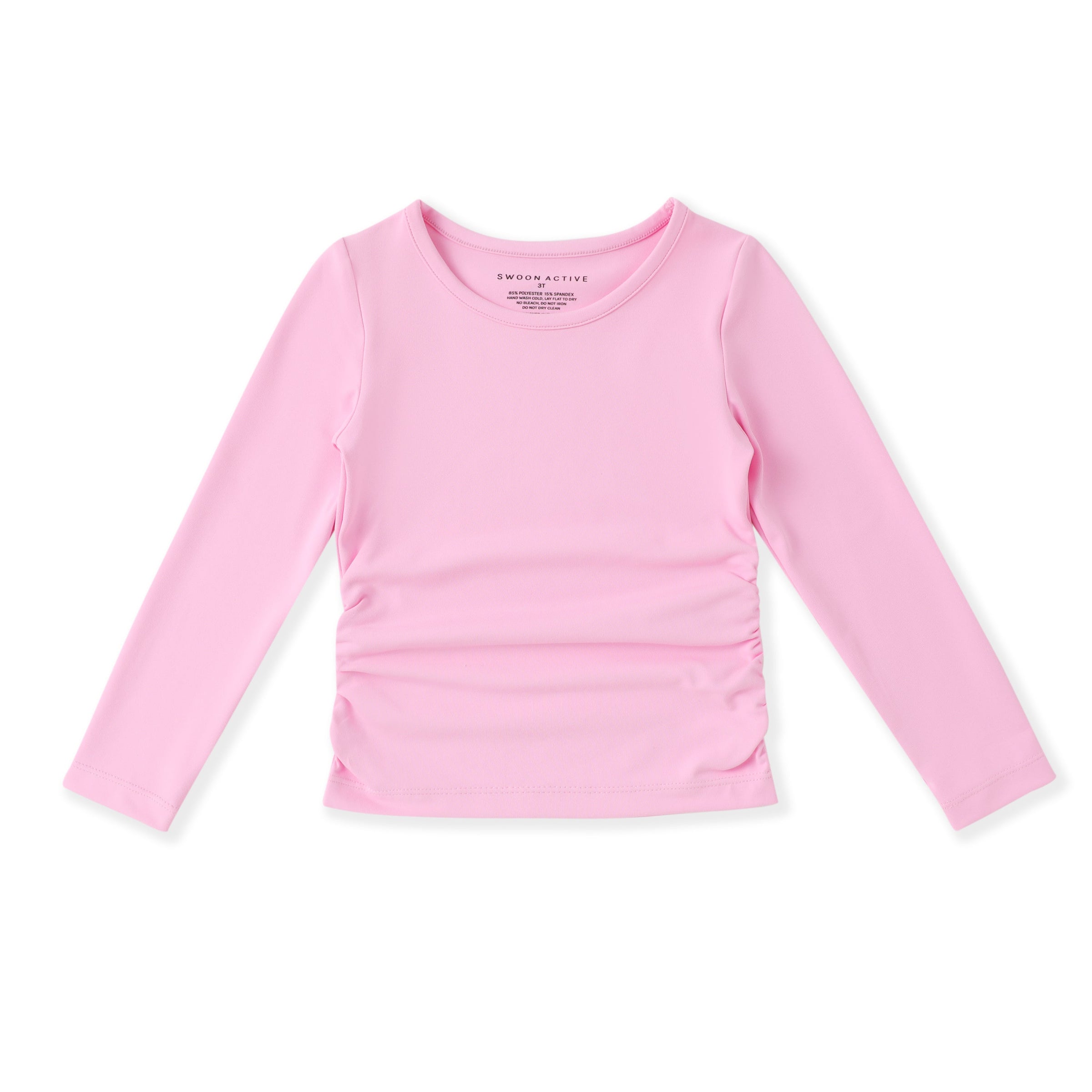 Swoon Kids Bubblegum Pink Ruched Top
